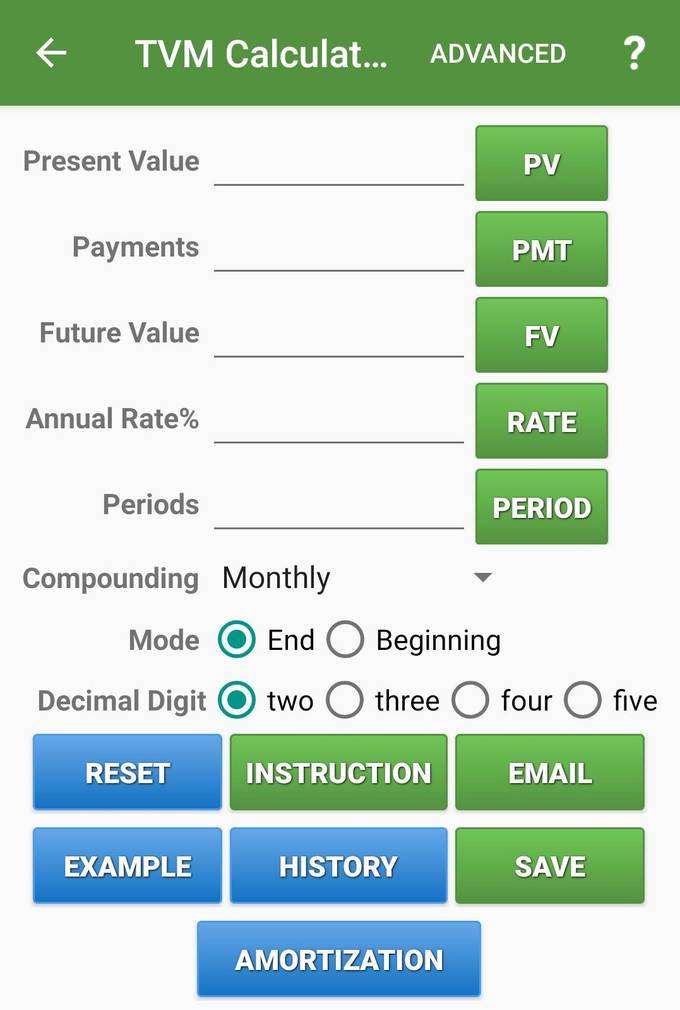 สอนวิธีการใช้งาน TVM Calculator