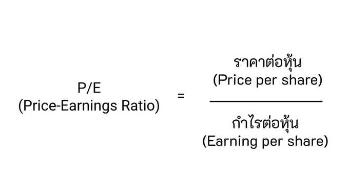 สูตรคำนวณ P/E Ratio