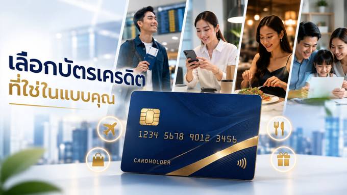 วิธีเลือกบัตรเครดิตให้คุ้มกับไลฟ์สไตล์
